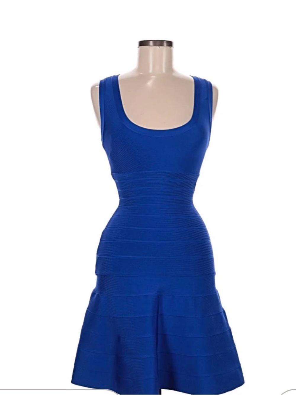 Royal Blue Sleeveless Fit & Flare Dress